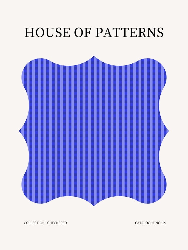Checkered Pattern Poster 30
