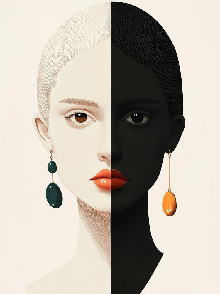 Black And White Woman 3