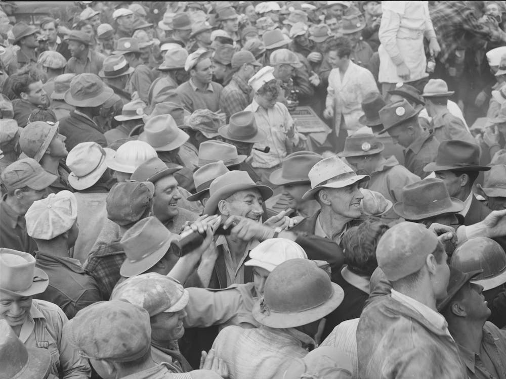 Untitled Photo, Possibly Related To Workmen At The Umatilla Ordnance Depot, Hermiston, Oregon By Russell