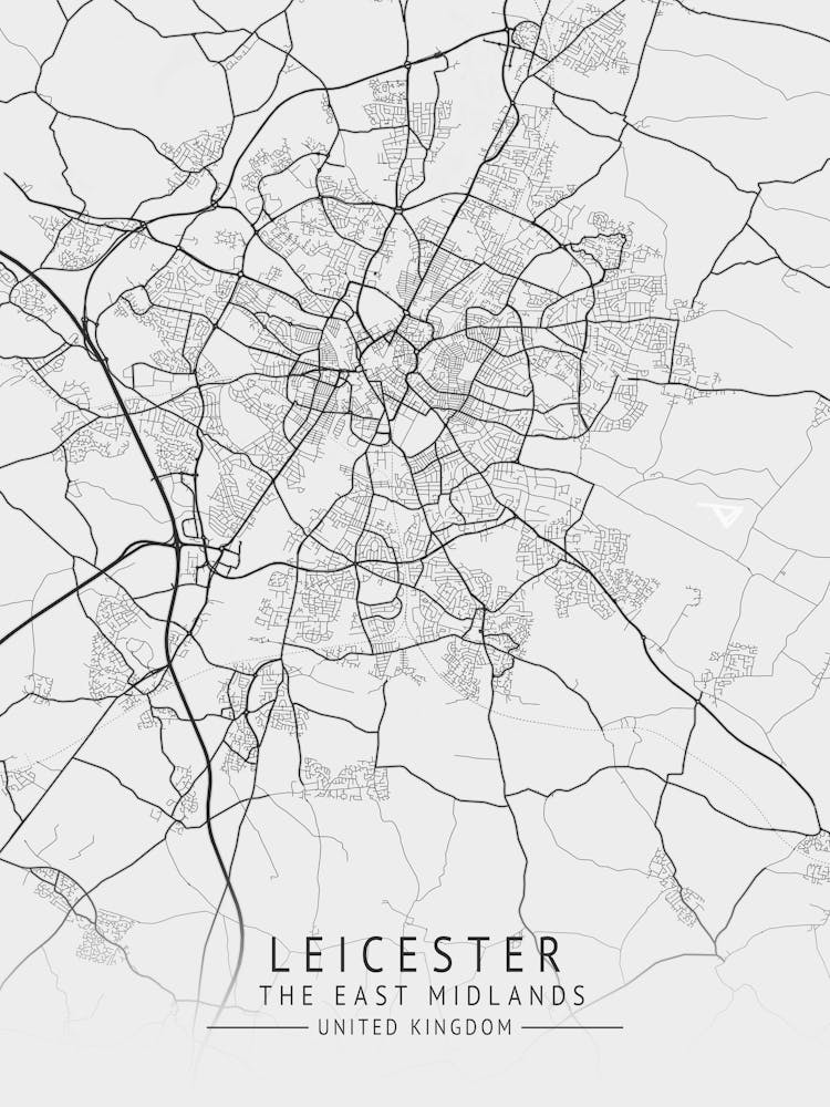 Leicester City Map