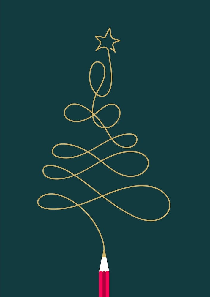 Christmas Pencil Tree