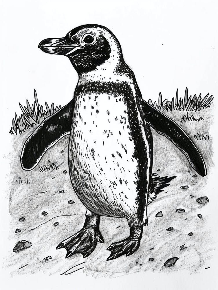 African Penguin Waddling 1