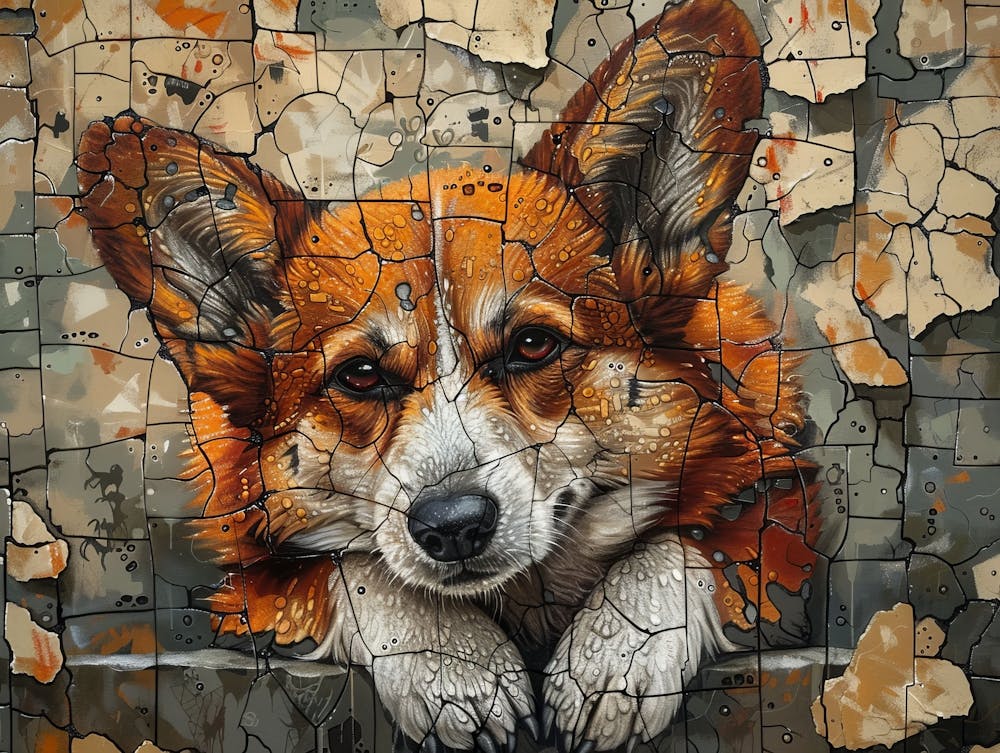Welsh Corgi Fine Art Portrait 1