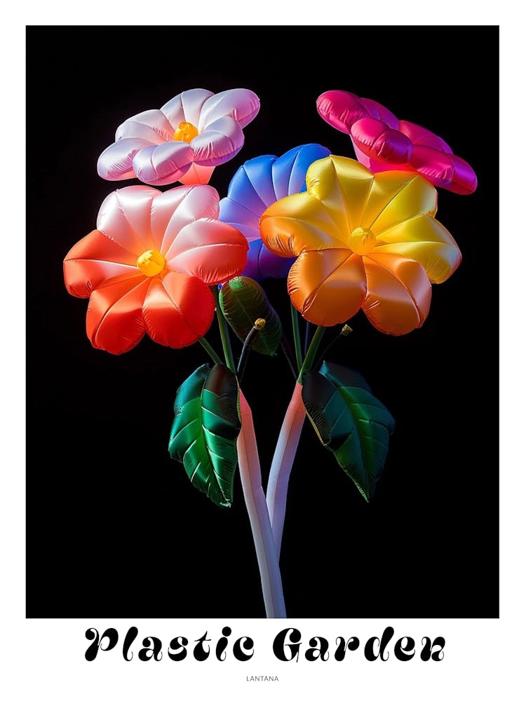 Bright Inflatable Flowers Poster Lantana 3