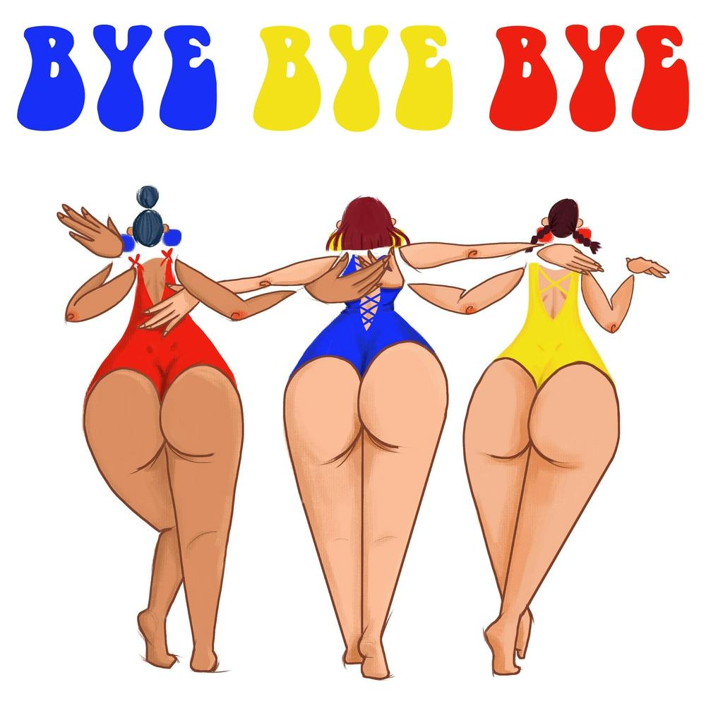 Girl Bye Bye Square