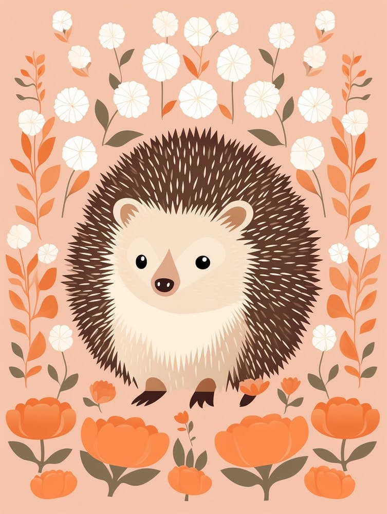 Baby Animal Illustration  Porcupine 4