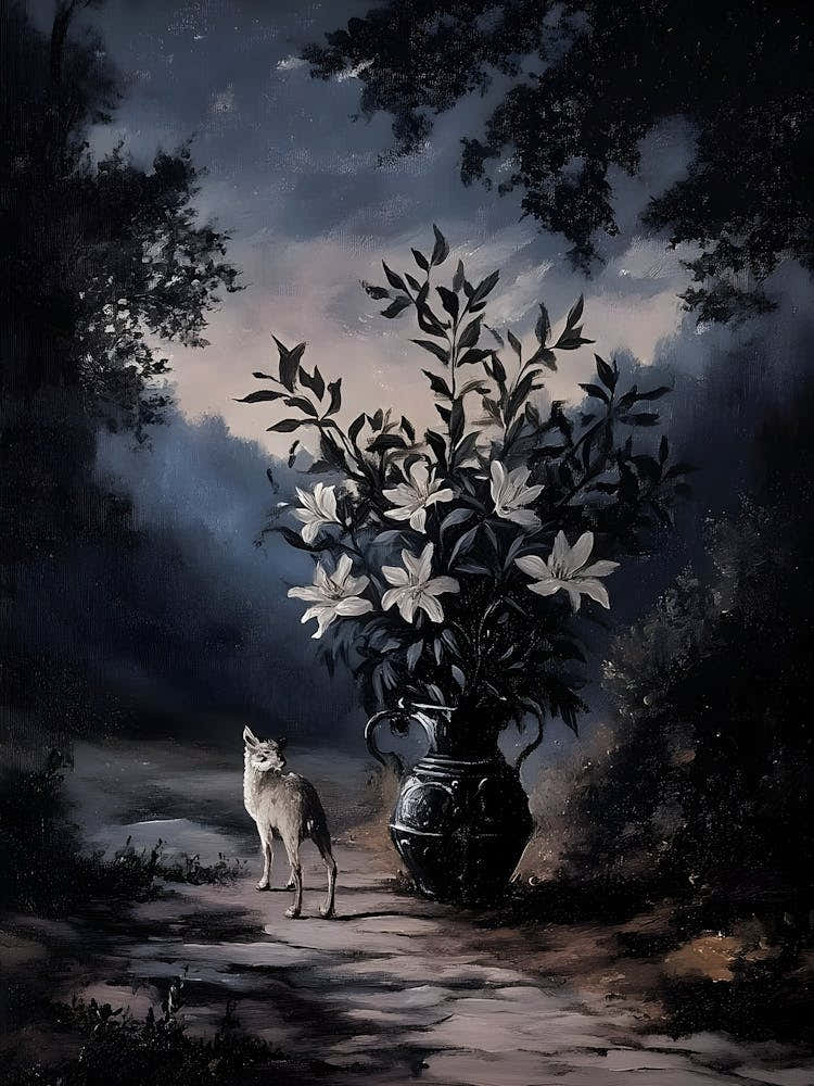 Wolf In A Vase