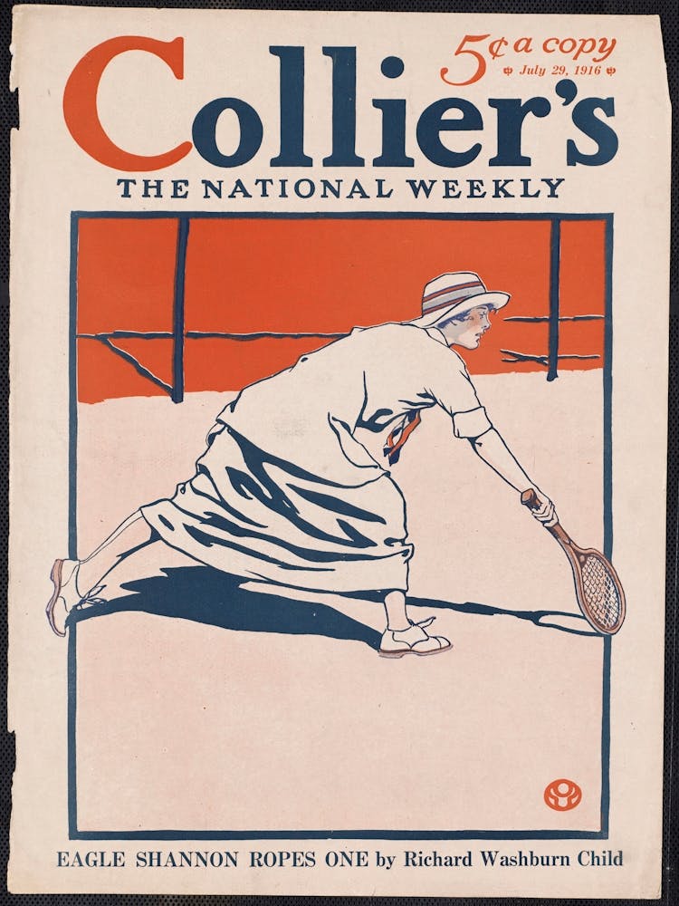 Collier S, The National Weekly, Eagle Shannon Ropes One By Richard Washburn Child, Edward Penfield