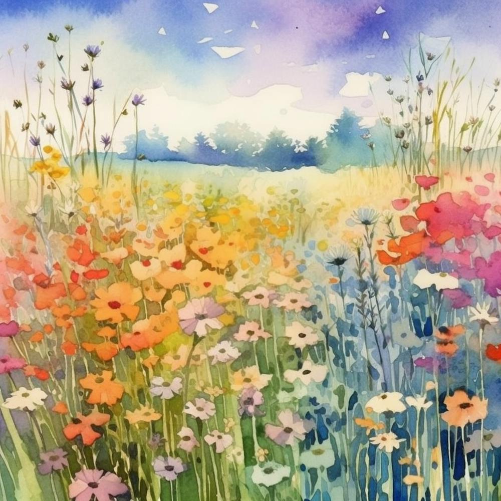Poppies In The Meadow