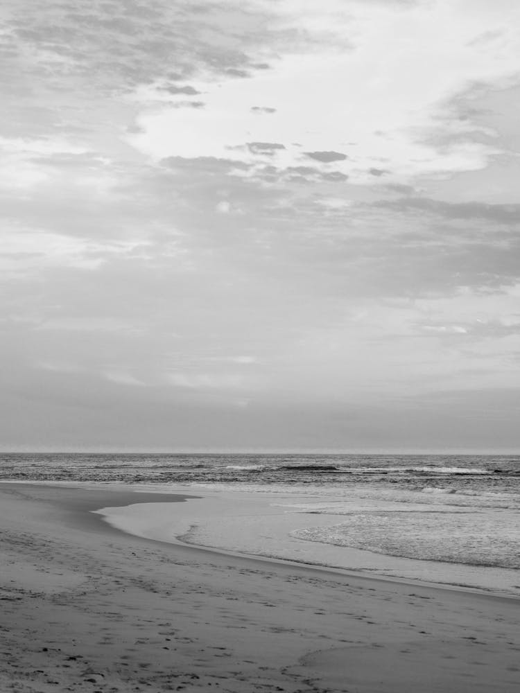 Black And White Beach 1