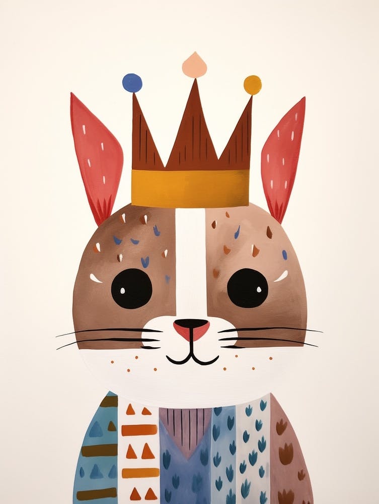 Little Bobcat 2 Wearing A Crown
