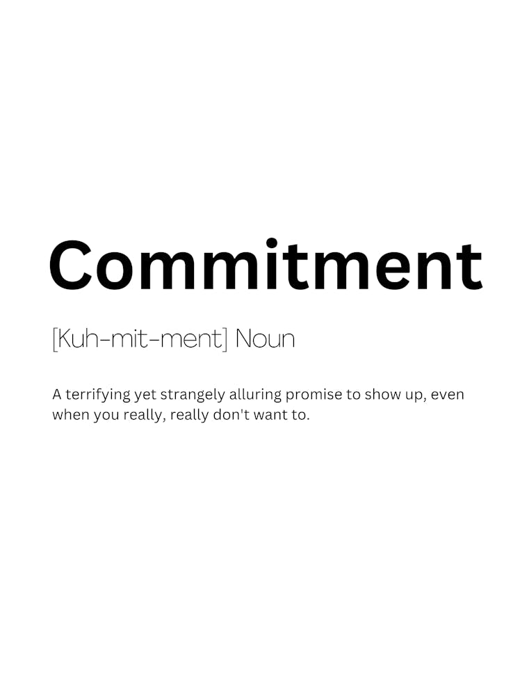 Commitment Definition Meaning