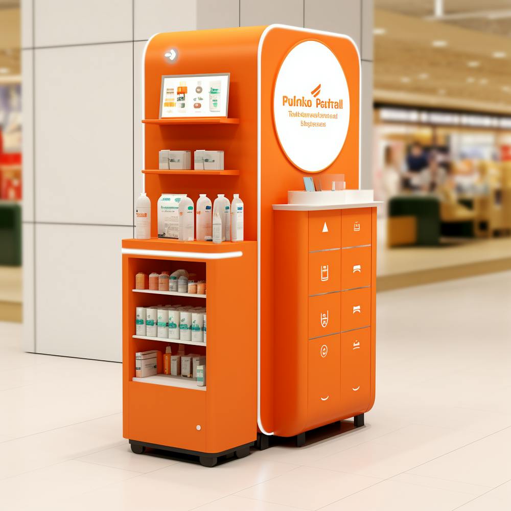 Orange Store Display