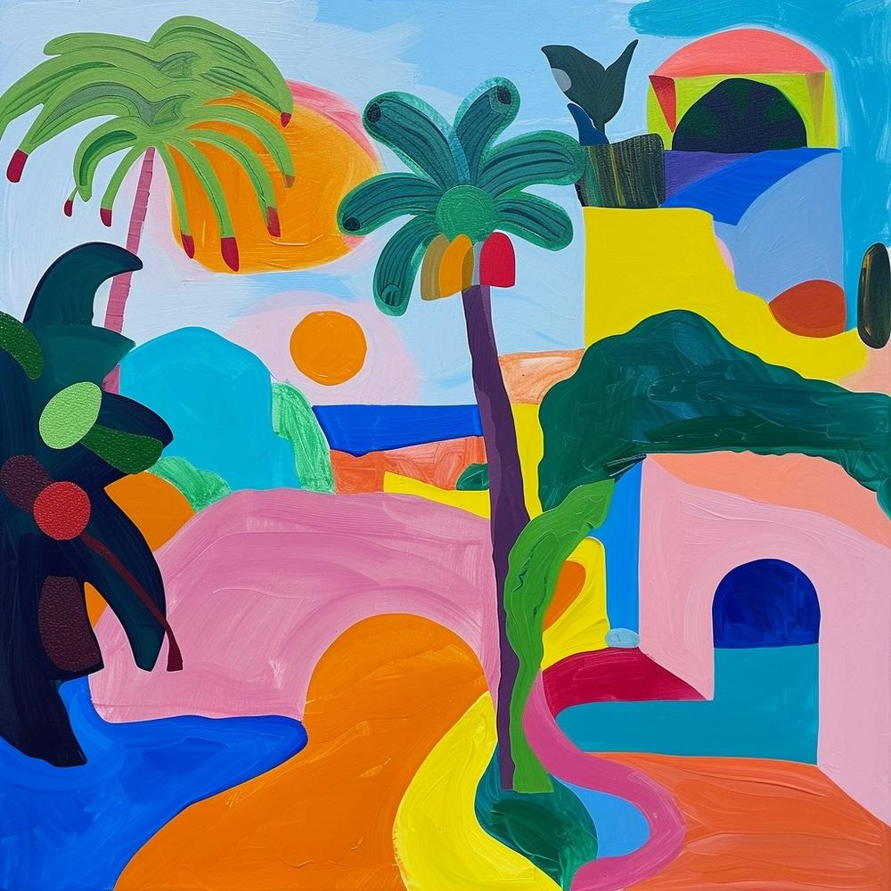 Abstract Travel Collection Tulum Mexico 1