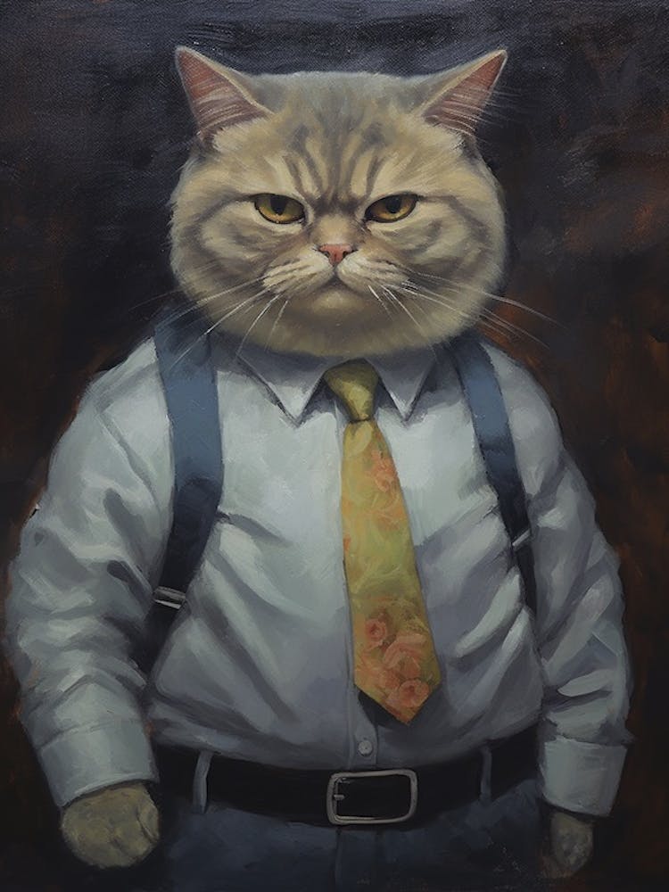 Gangster Cat British Shorthair 2