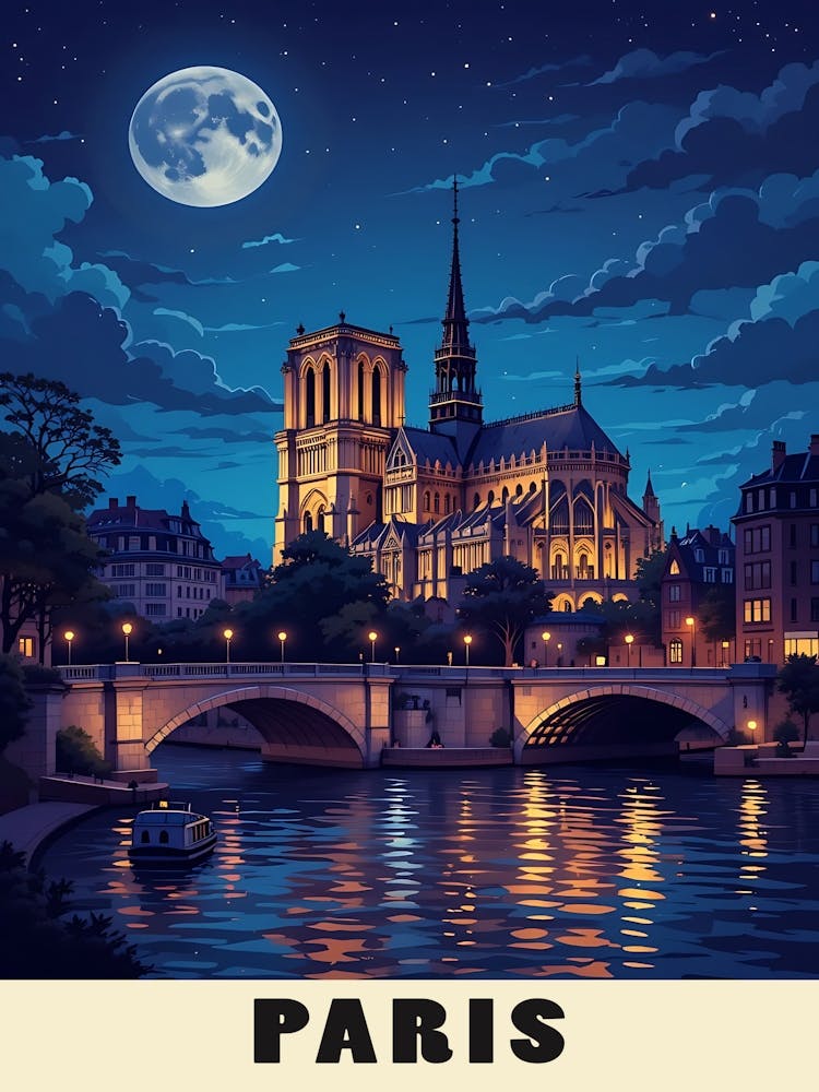 Paris Vintage Travel Poster 9