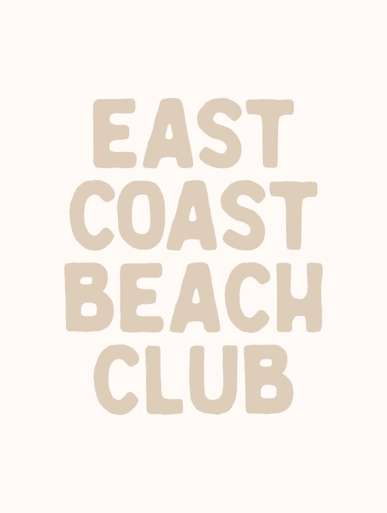 East Coast Beach Club - Beige