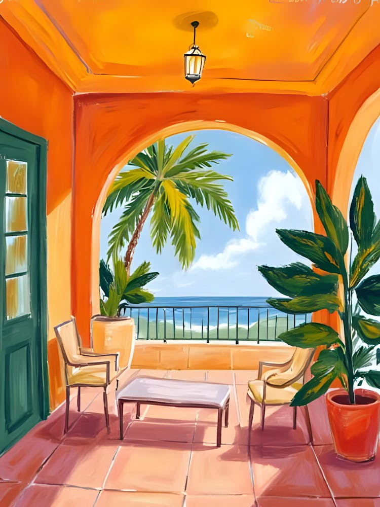 Porch On The Beach