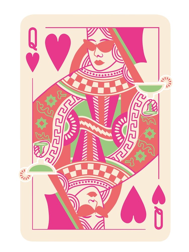 Queen Of Hearts Cocktail Pink