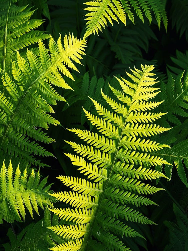 Pattern Poster Marsh Fern 3