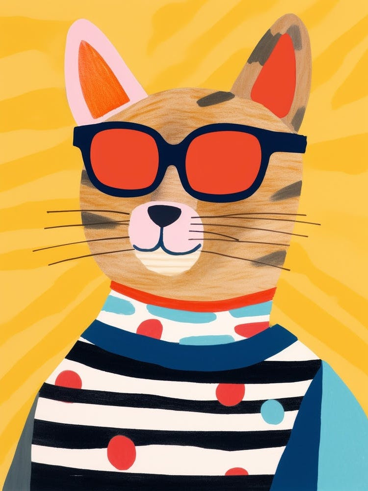 Little Cougar 1 Wearing Sunglasses