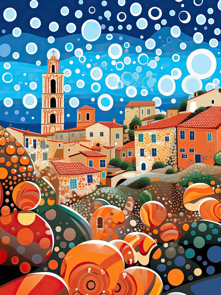 Cagliari, Italy, Illustration In The Style Of Pop Art 4