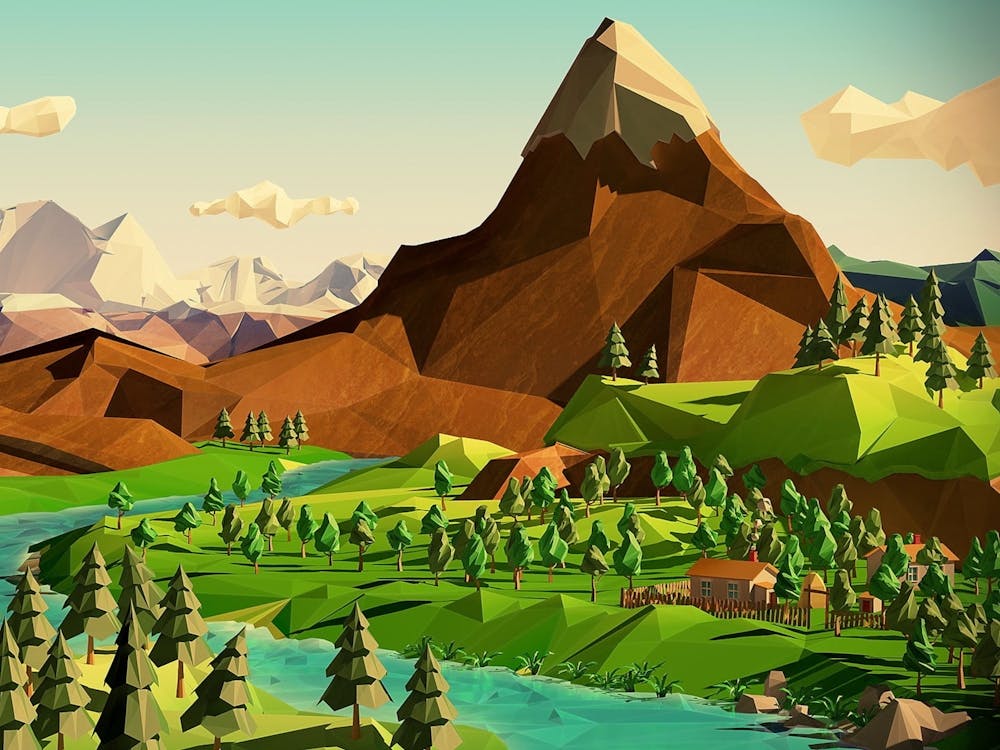 Low Poly Landscape 2
