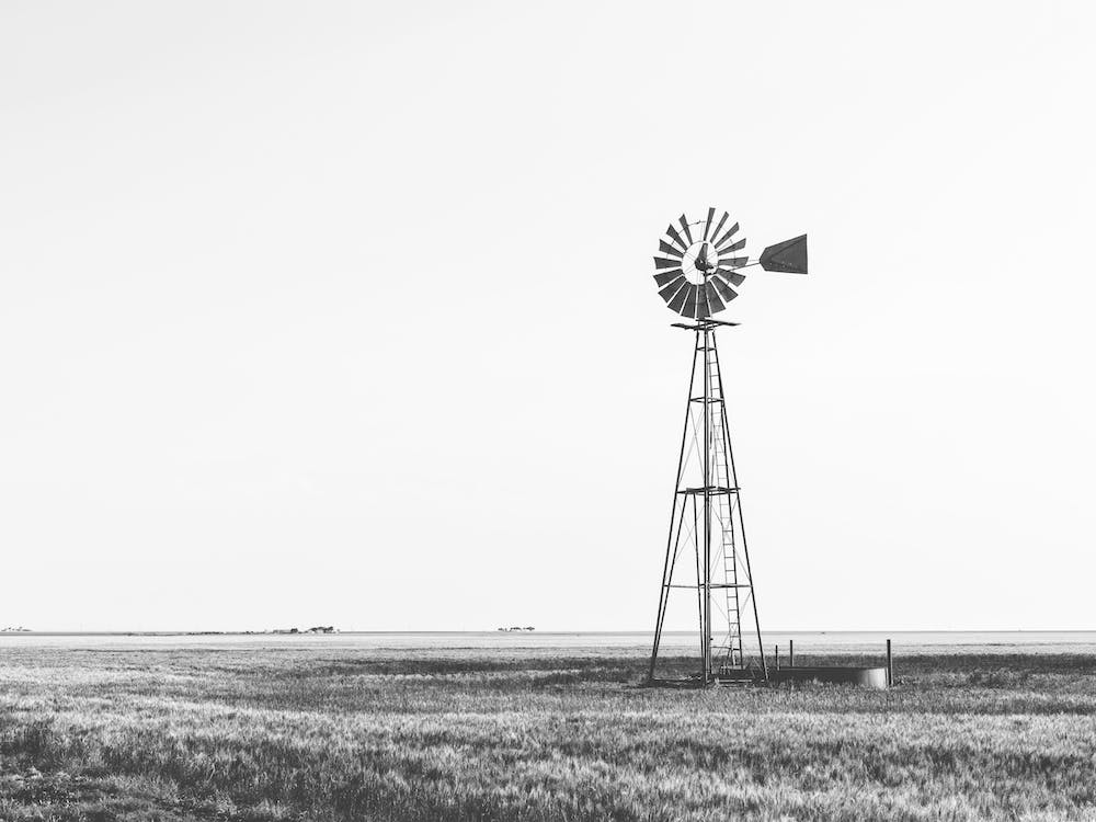 Windmill On Ranch