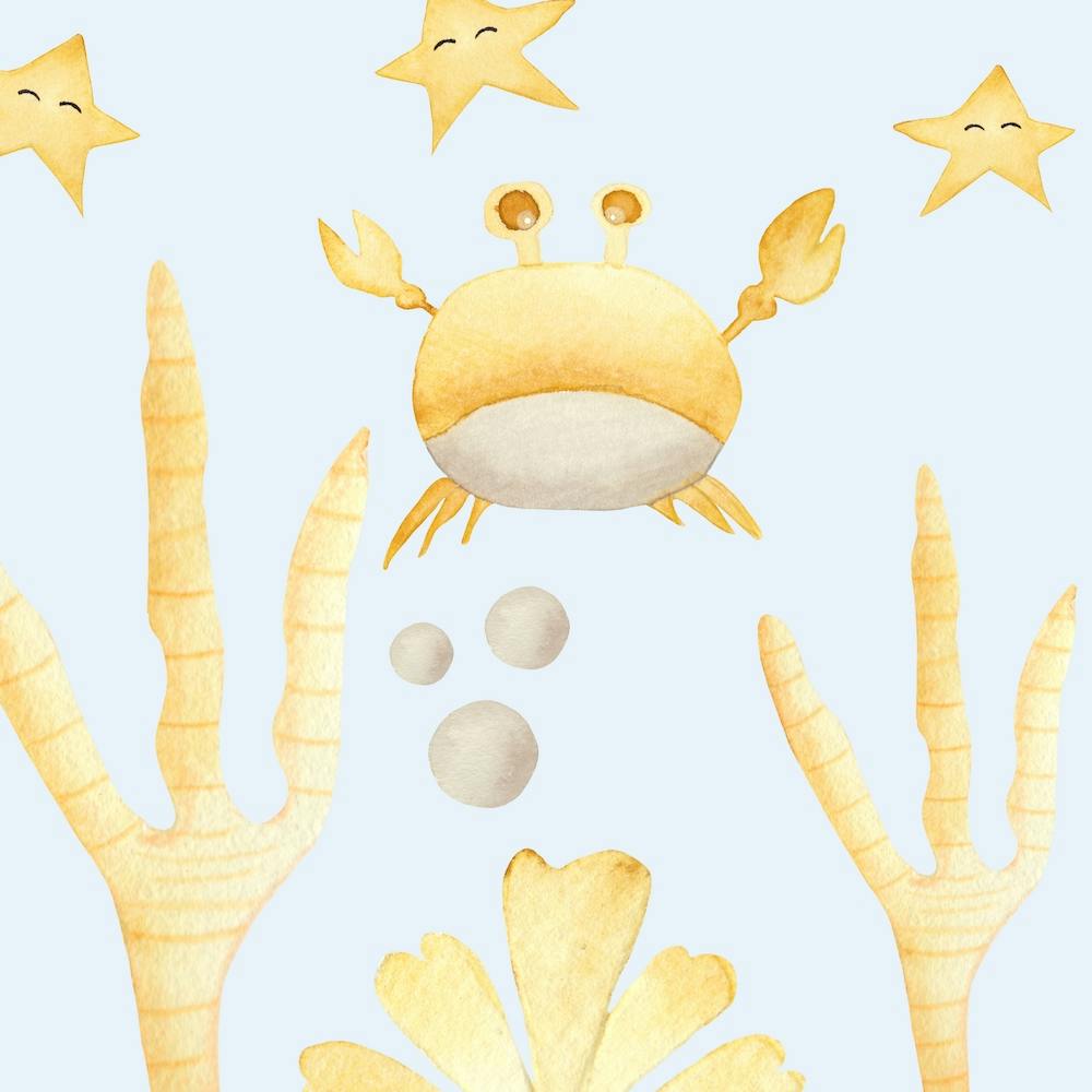 Happy Crab Square