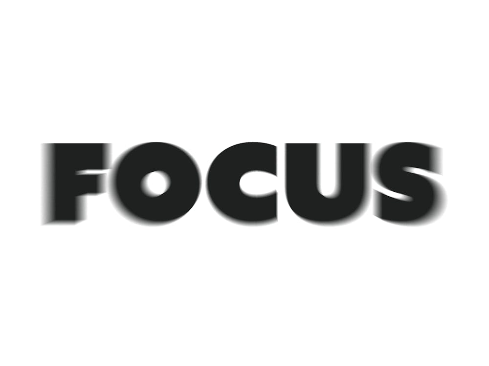 Focus Blurry Effect Text