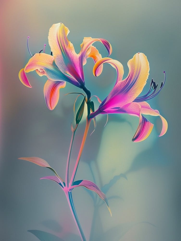 Iridescent Flower Gloriosa Lily 2