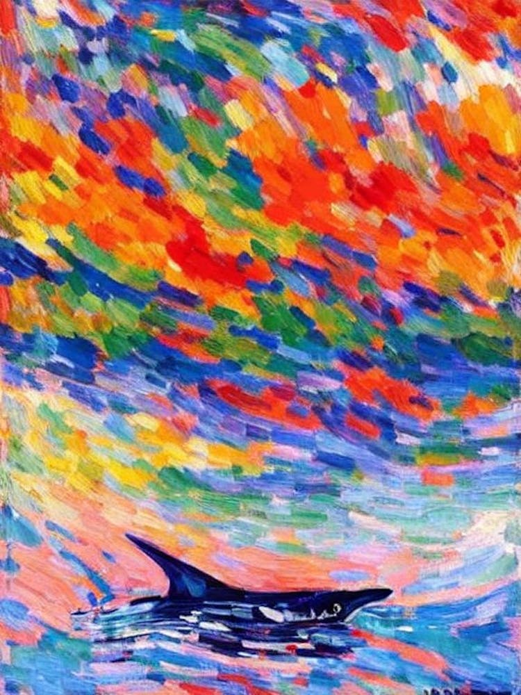 Basking Shark Matisse Inspired