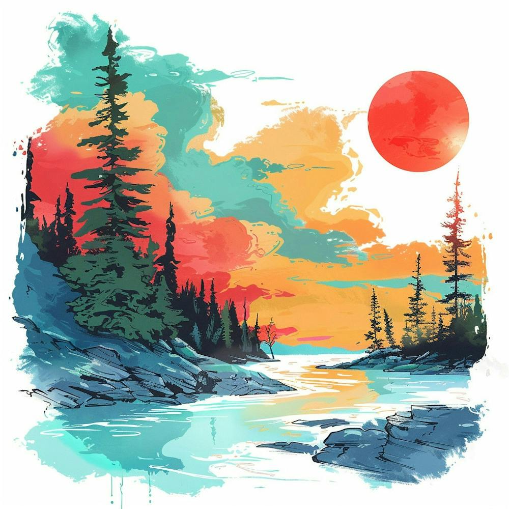 Sunset Painting