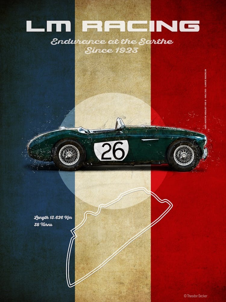 Le Mans Austin Healey 100S