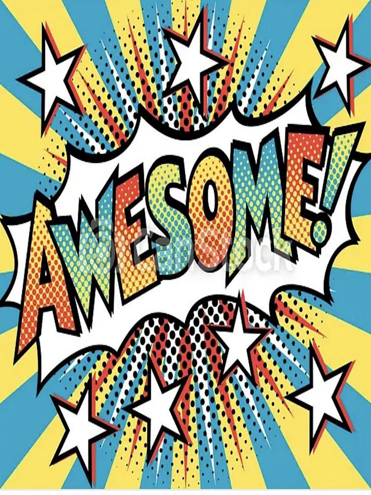 Awesome - Stock Vector