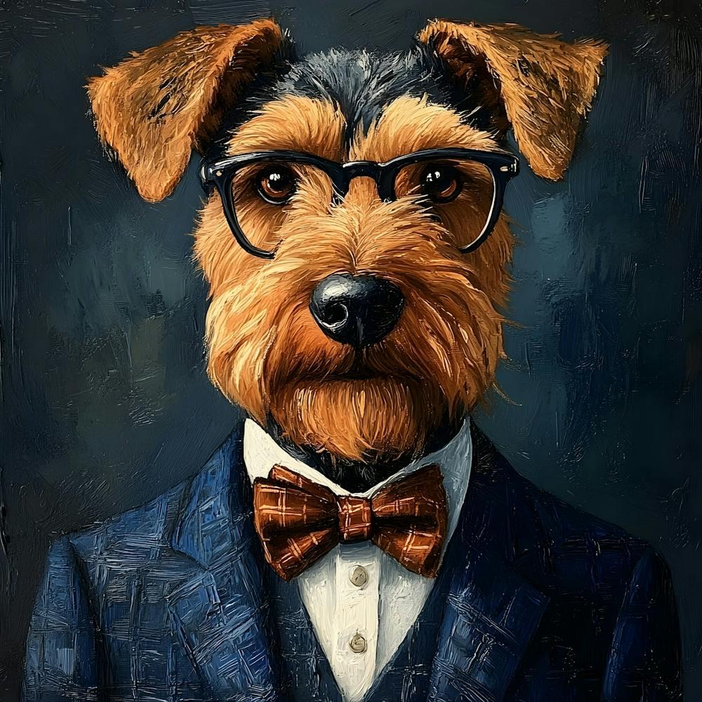 This Airedale Is All Business 5