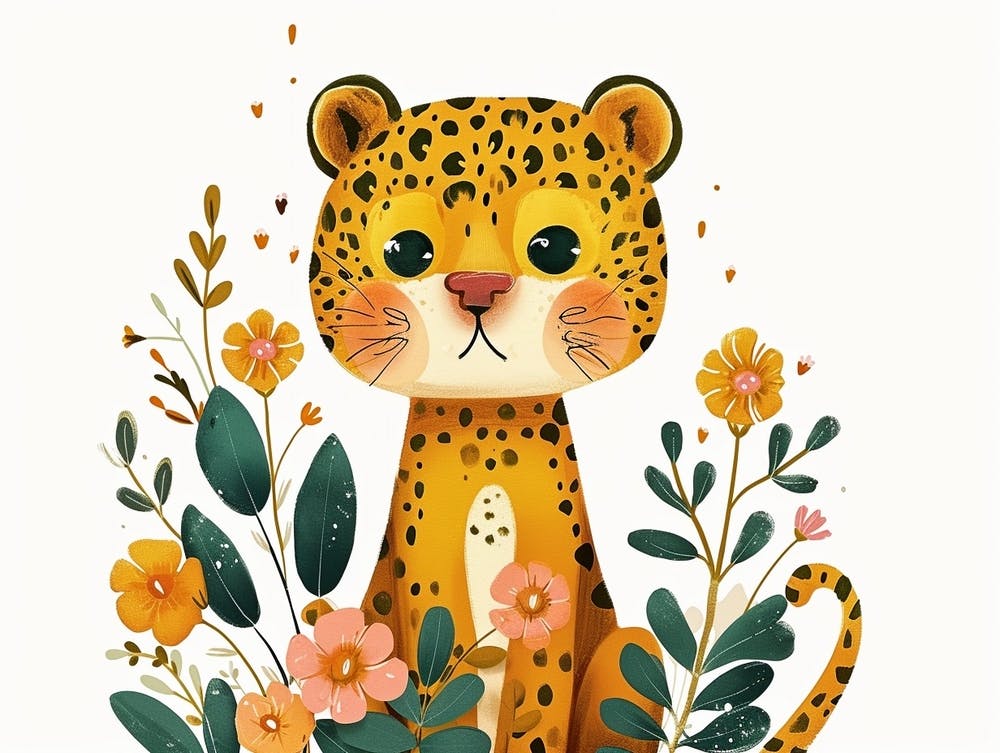 Little Floral Jaguar 3