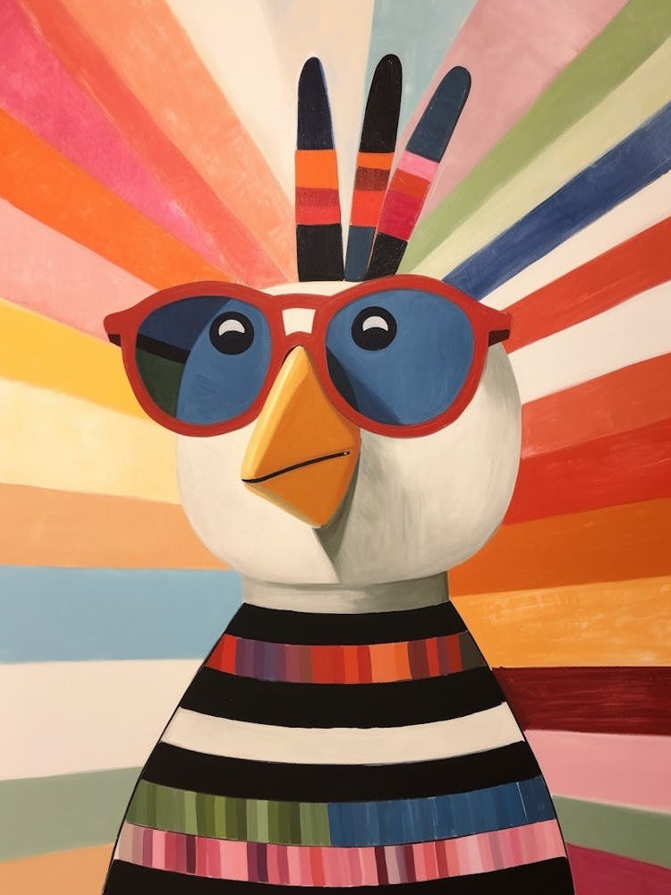 Little Turkey Wearing Sunglasses