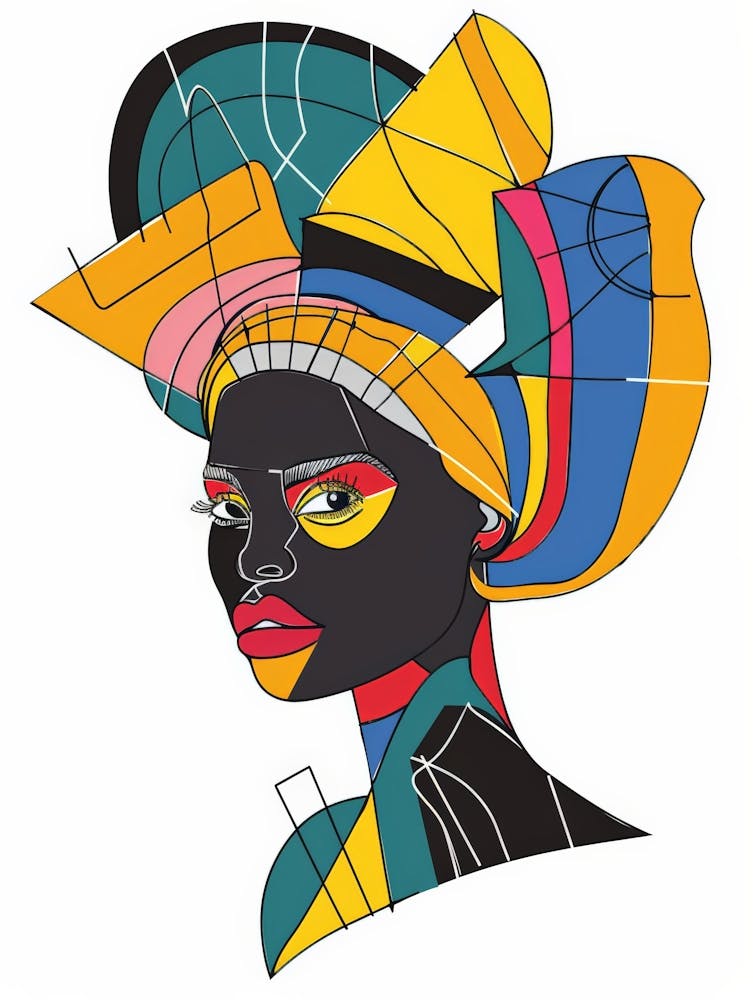 Afrikanische Frau 123