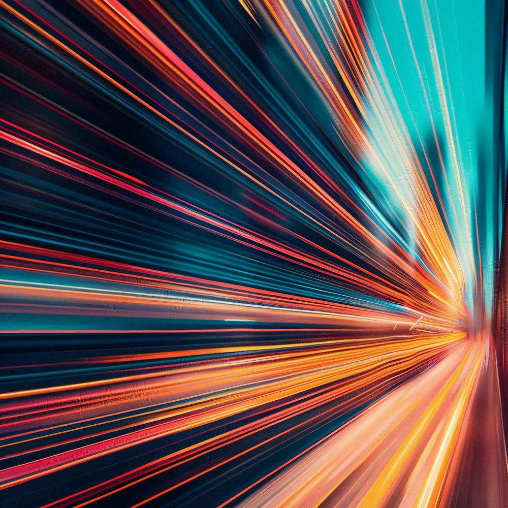 Abstract Motion Blurred Light