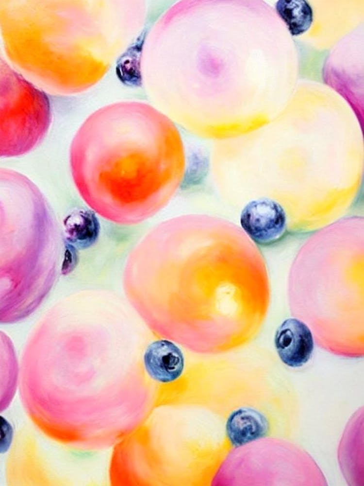 Blueberry 3 Painting Fruit