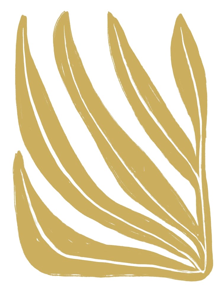 Botanical Leaf Ochre
