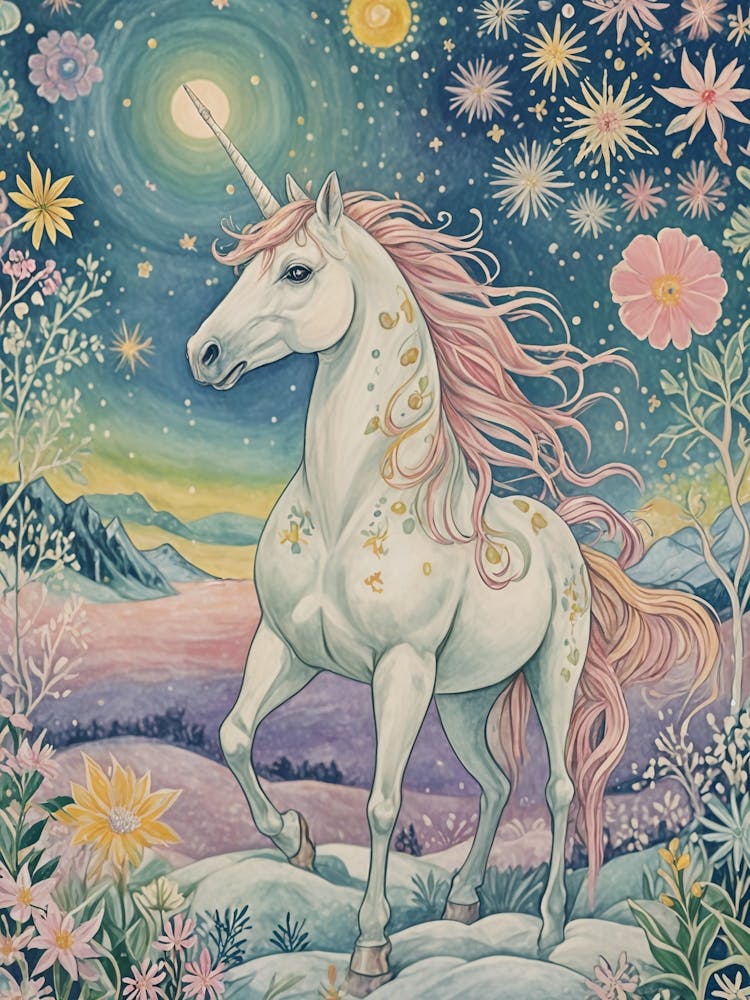Magical Winter Unicorn