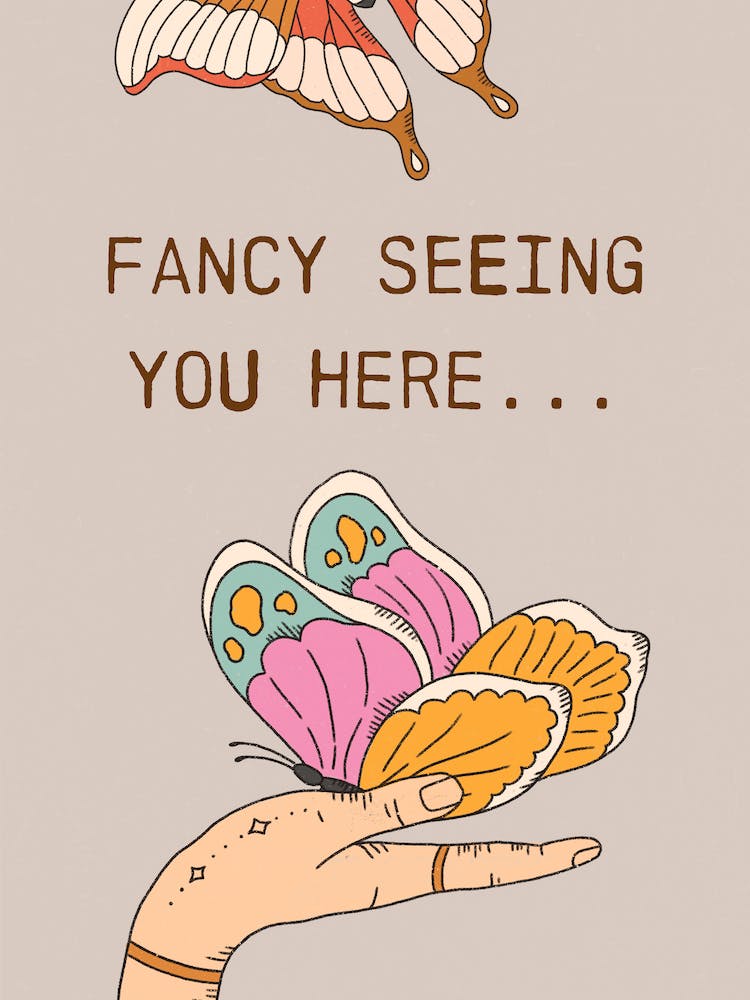Butterfly in The Palm