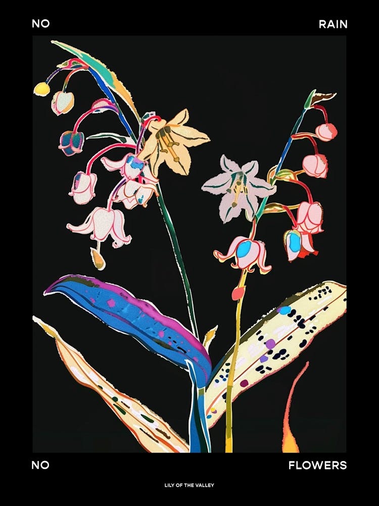 No Rain No Flowers Poster Lily Of The Valley 3
