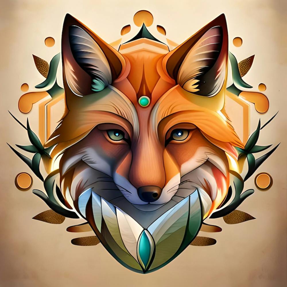 Tattoo of a Fox