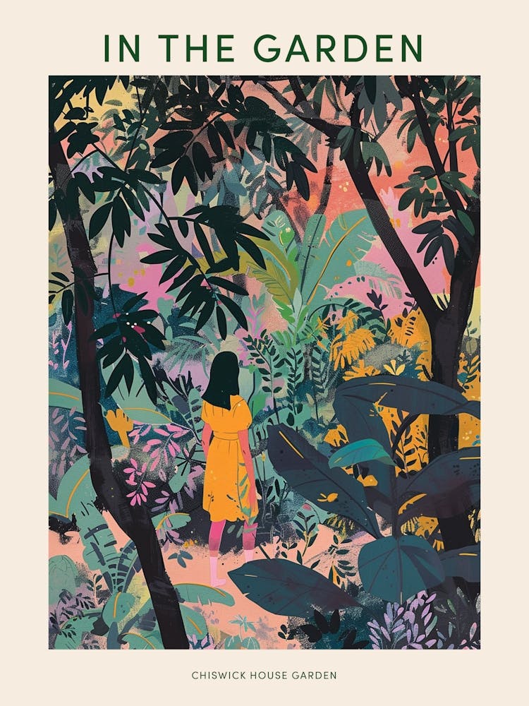 In The Garden Poster Chiswick House Garden 2