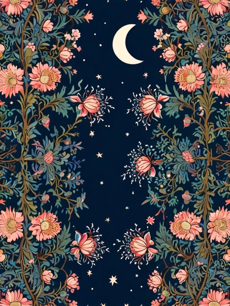 William Morris Floral Wallpaper 5