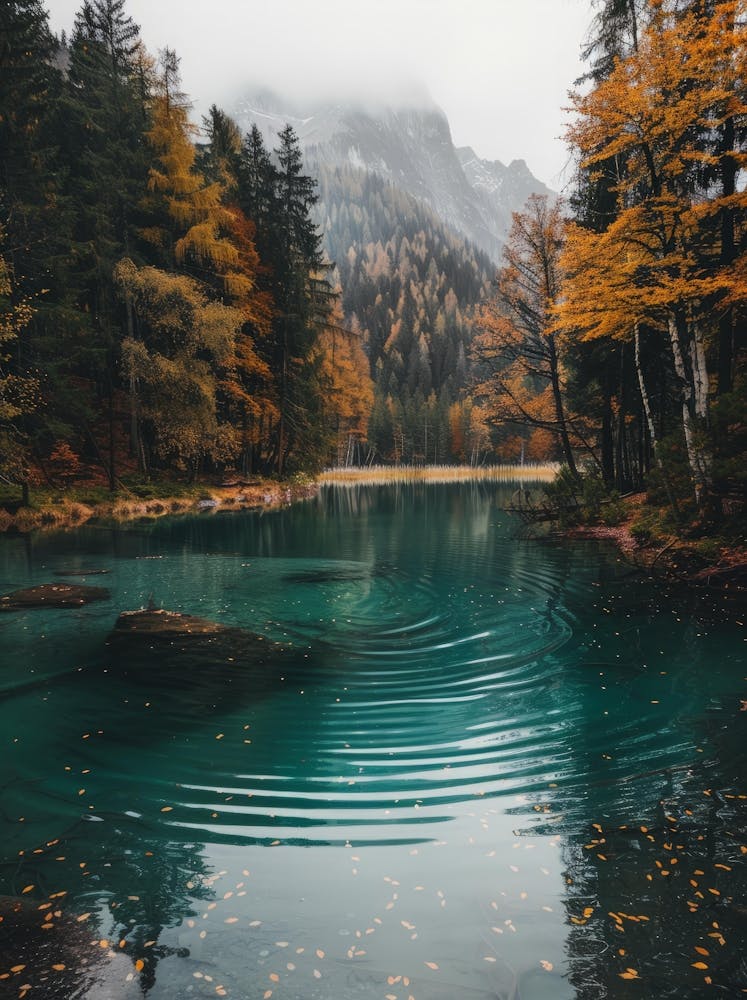 Lake In The Mountains 1