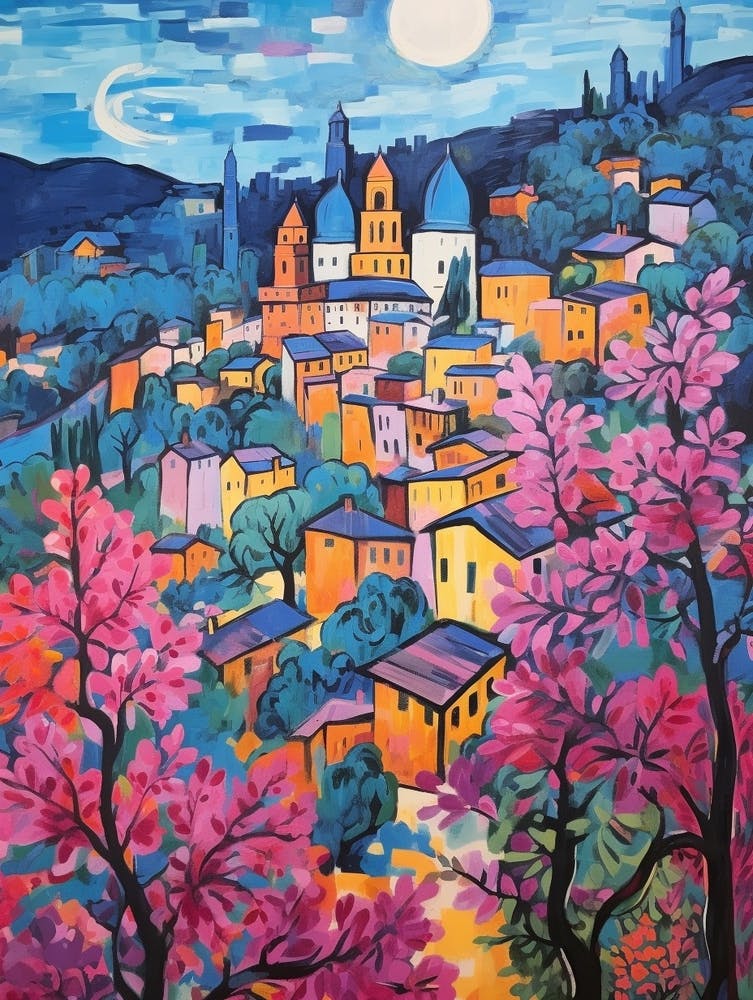 Urbino Italy 3 Fauvist Painting